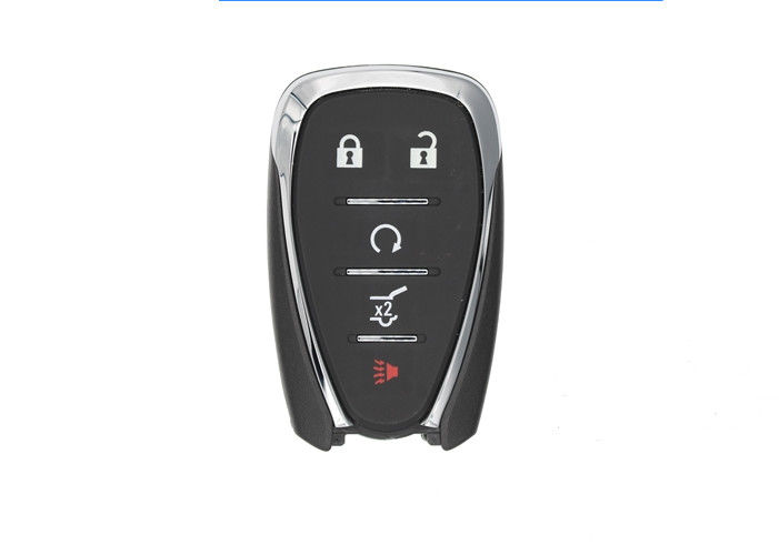 Μαύρη πλαστική βασική αλυσίδα ρολογιού Chevrolet με το κουμπί ταυτότητας HYQ4EA 5 της FCC λογότυπων