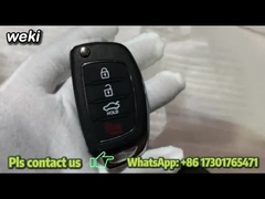 3+1 κουμπί 433MHz Flip Remote Key Για Hyundai Sonata / Elantra