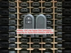 434MHz ID47 Chip Toyota OEM TWB1G0125 έξυπνο κλειδί για την Toyota RUSH AVANZA 2018-2021