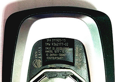 Αγορά 434 MHZ 9362177-02 NBGIDGNG1 για το Μαύρο κλειδί αυτοκινήτων της BMW του 2015 - του 2017 ηλεκτρονική κατασκευή