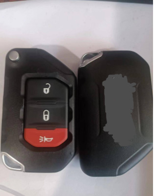 Μακρινό κλειδί αυτοκινήτων κτυπήματος Wrangler OHT1130261 Keyless τζιπ για το κουμπί 433Mhz 2+1