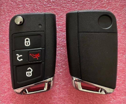 315Mhz 3 + 1 κλειδί κτυπήματος κουμπιών NBGFS12P01 5G0959752BE Keyless για το γκολφ της VW GTI