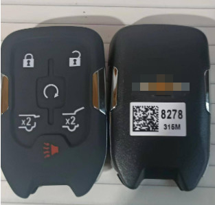 315Mhz 5 + 1 Button 46 Chip HYQ1AA 13508278 έξυπνο κλειδί για την Chevrolet Tahoe Suburban