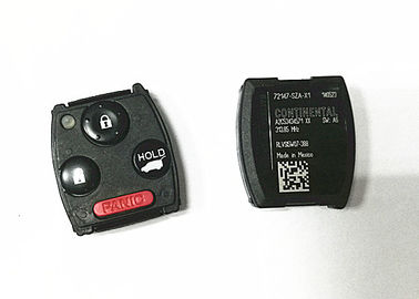 Μαύρο μακρινό 3 κουμπί ID46 Honda 315MHz 72147-sza-X1 46 τσιπ PCF7941